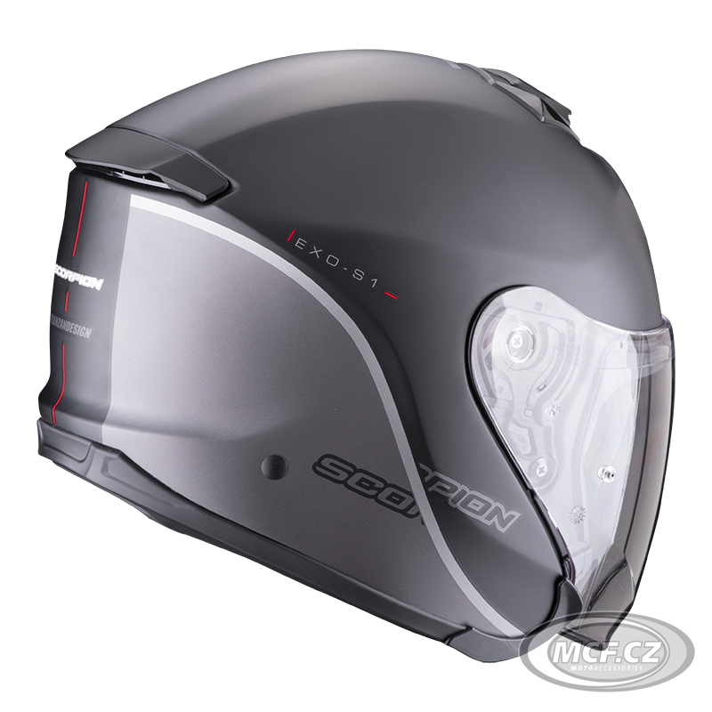 Moto přilba SCORPION EXO-S1 ESSENCE matná černo/stříbrná
