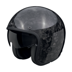 Moto přilba SCORPION BELFAST EVO ONYX CARBON černá