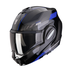Moto přilba SCORPION EXO-TECH EVO SOCIUS černo/modrá