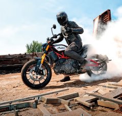 Moto bunda SECA AVIATOR II černo/hnědá