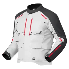 Moto bunda RICHA TAURUS šedo/červená