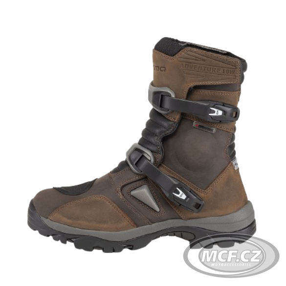 Moto boty FORMA ADVENTURE LOW DRY hnědé