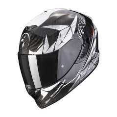 Motorcycle helmet SCORPION EXO-1400 EVO CARBON AIR ARANEA black/white
