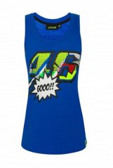 Dámské tílko Valentino Rossi VR46 POP ART modré 352316