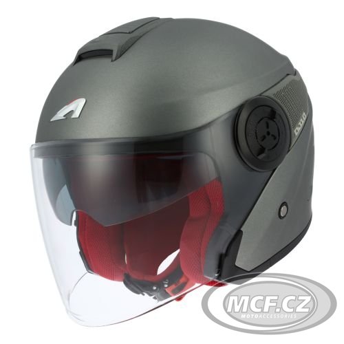 Moto přilba ASTONE DJ10-2 matná titanově šedá
