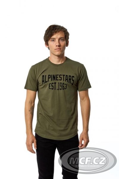 Triko ALPINESTARS ARCHED PREMIUM TEE khaki 1230-71508 89