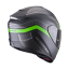 Moto přilba SCORPION EXO-1400 AIR FORTUNA matná černo/zelená