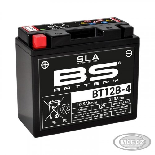 Moto baterie BS BT12B-4
