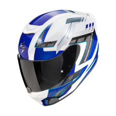 Moto přilba SCORPION EXO-391 CAPTOR bílo/modrá