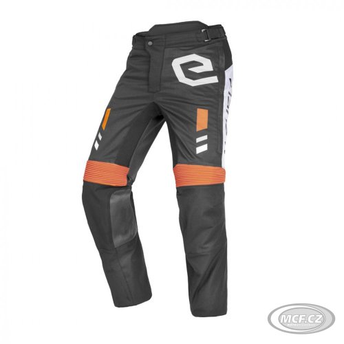 Moto kalhoty ELEVEIT MUD MAXI černo/oranžové
