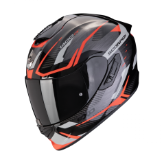 Motorcycle helmet SCORPION EXO-1400 EVO II AIR ACCORD grey/red