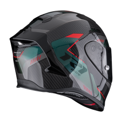Motorcycle helmet SCORPION EXO-R1 EVO CARBON AIR PROPEL black/green
