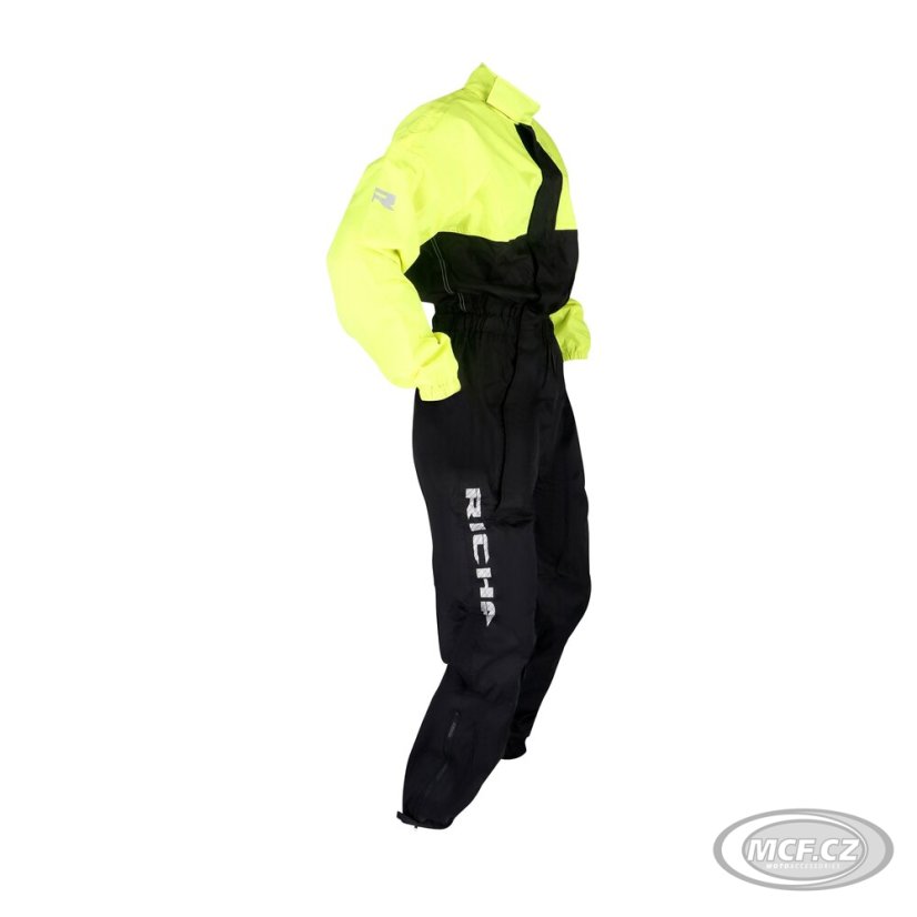Moto pláštěnka RICHA SIMPLE 1-dílná žlutá fluo