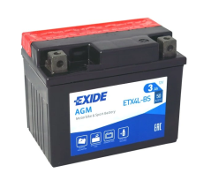 Moto baterie EXIDE ETX4L-BS