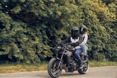 Ladie´s motorcycle jeans RICHA RIHANNA blue - short