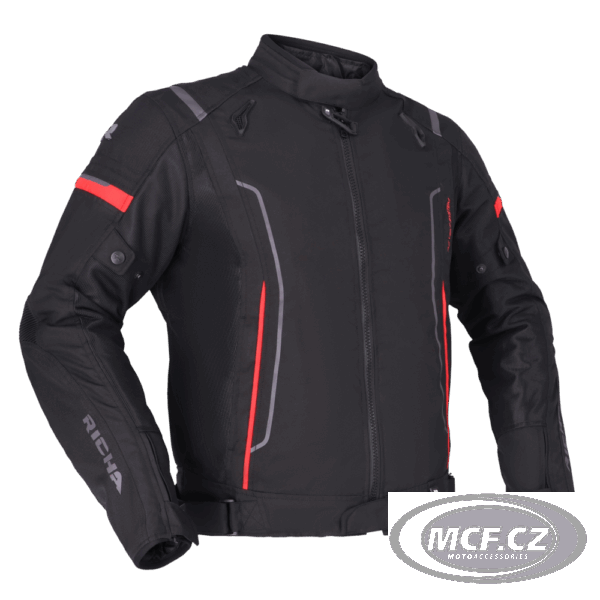 Moto bunda RICHA AIRSTREAM 3 černo/červená