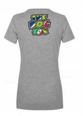 Dámské triko Valentino Rossi VR46 POP ART šedé 352205