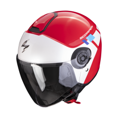 Motorcycle helmet SCORPION EXO-CITY II MALL red/white/blue