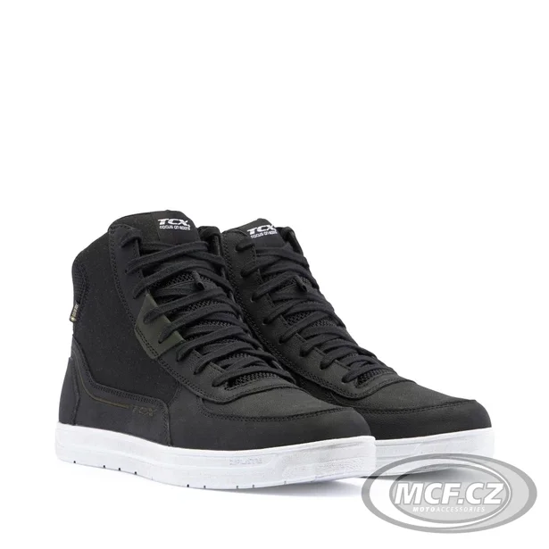 Moto boots TCX MOOD 2 GORE-TEX black/white/green
