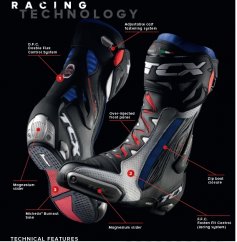 Moto boty TCX RT-RACE PRO AIR černé