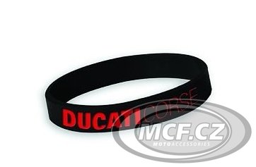 Náramek DUCATI Corse černo/červený 987699447
