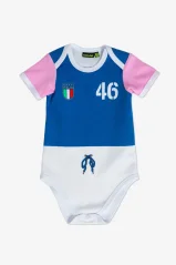 Dětské body VR46 FOOTBAL HERITAGE modro/bílo/růžové 565203