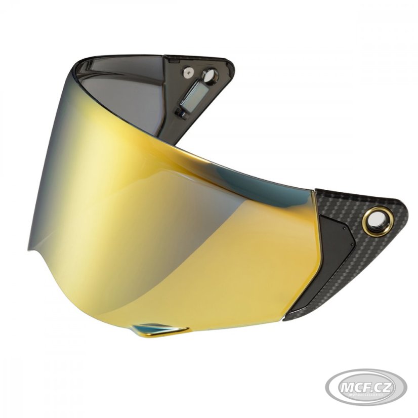 Plexi SCORPION EXO-HX1 zrcadlové zlaté KDF-19