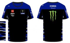 Triko VR46 YAMAHA TWR černo/modré 508604