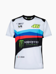 Triko VR46 WRT černo/bílé 496303