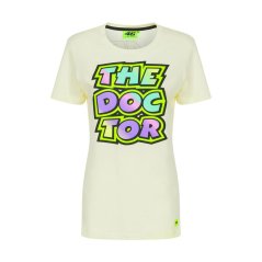 Dámské triko Valentino Rossi VR46 DOCTOR krémové 431034