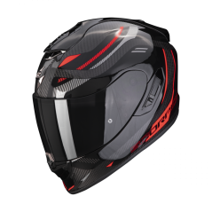 Motorcycle helmet SCORPION EXO-1400 EVO CARBON AIR KYDRA black/red