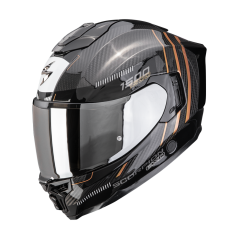 Moto přilba SCORPION EXO-1500 CARBON AIR ZITY černo/měděná