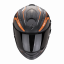 Moto přilba SCORPION EXO-491 KRIPTA matná černo/oranžovo/bílá