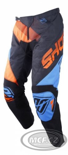Dětské kalhoty SHOT Devo ULTIMATE modro/oranžový SMXPND090