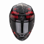 Moto přilba SCORPION EXO-R1 EVO AIR FC BAYERN černo/červená
