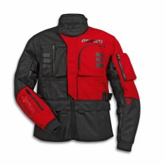 Textilní bunda DUCATI EXPLORER černo/červená 98108818