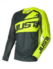 Dres JUST1 J-FORCE VERTIGO šedo/fluo žlutý