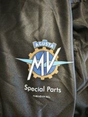 Plachta na motorku Hurly MV Agusta černá