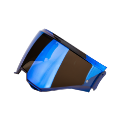 Plexi SCORPION EXO-TECH/CARBON zrcadlové modré KDF18-1