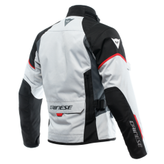 Moto bunda DAINESE TEMPEST 3 D-DRY glacier šedo/černo/lava červená