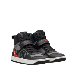 Moto boty XPD MOTO PRO SNEAKERS antracitovo/červené + DÁREK