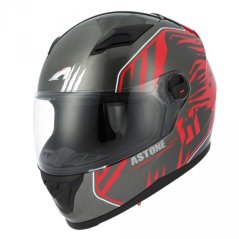 Motorcycle helmet ASTONE GT2 PREDATOR black/red