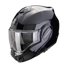 Motorcycle helmet SCORPION EXO-TECH EVO PRO solid metallic black