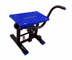 Stojan pod moto RTECH páka cross modrý