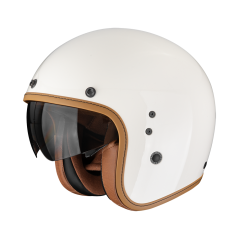 Motorcycle helmet SCORPION BELFAST EVO LUXE cream