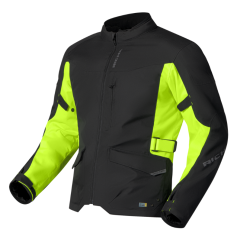 Motorcycle jacket RICHA BUSTER 2 WP LONG black/yellow fluo