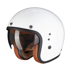 Motorcycle helmet SCORPION BELFAST EVO LUXE white