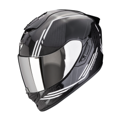 Moto přilba SCORPION EXO-1400 EVO II CARBON AIR REIKA černo/bílá