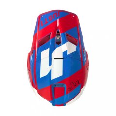 Moto přilba JUST1 J22C ADRENALINE červeno/modrá