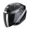 Moto přilba SCORPION EXO-230 HIPE černo/stříbrná